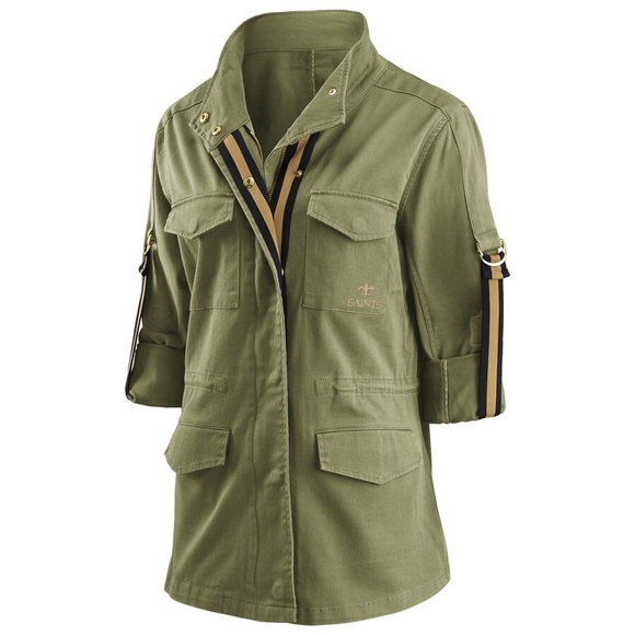 WEAR By Erin Andrews New Orleans Saints Utility Jacket Small - Picture 2 of 7